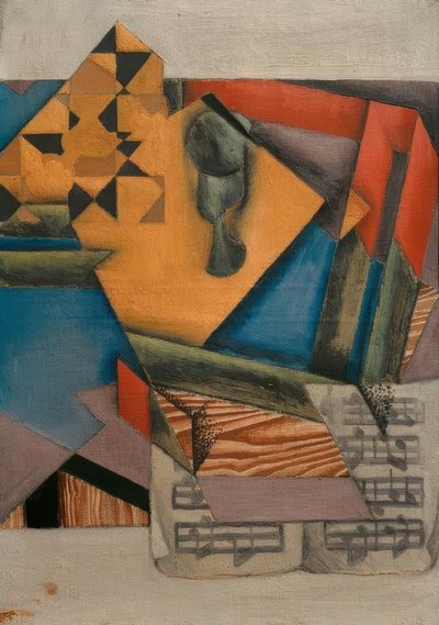 Das Notenblatt von Juan Gris